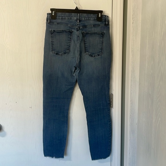 3X1 Frayed Cropped Ankle Medium Wash Denim Jeans Size 29 - Picture 7 of 10